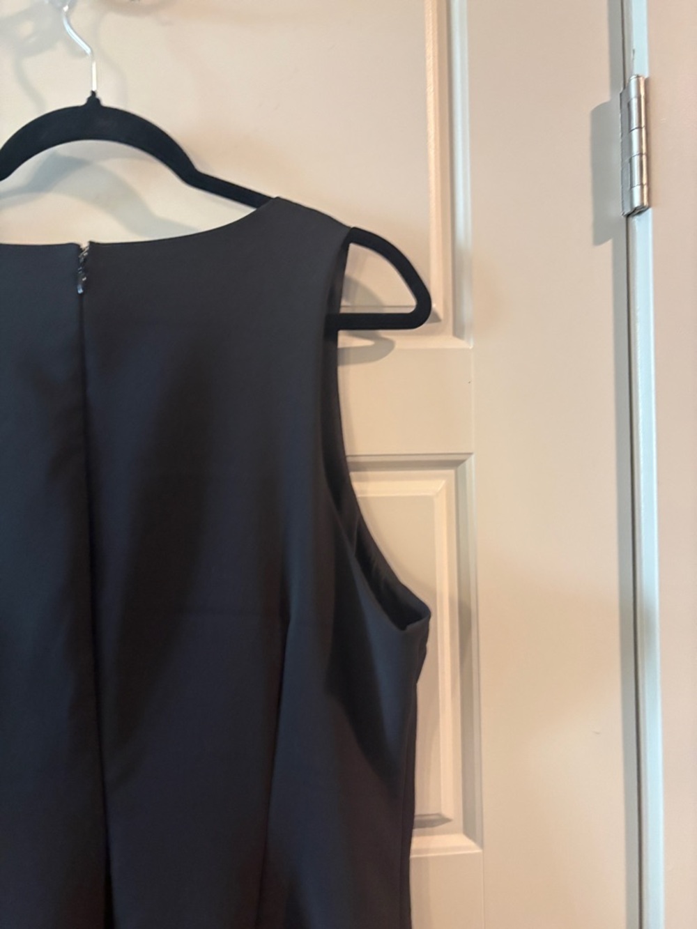 Bold Elements Black Lace-Up Dress Size Large | Sleek Career Chic Bodycon - Picture 10 of 13